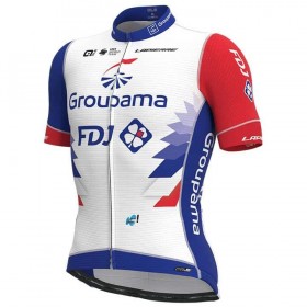 Tenue Maillot + Cuissard à Bretelles 2021 Groupama-FDJ N001